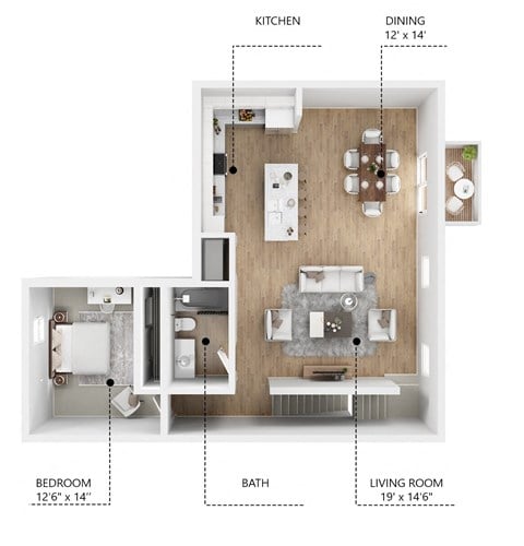 Floor plan for 4 beds, 3 baths, 2180 sqft